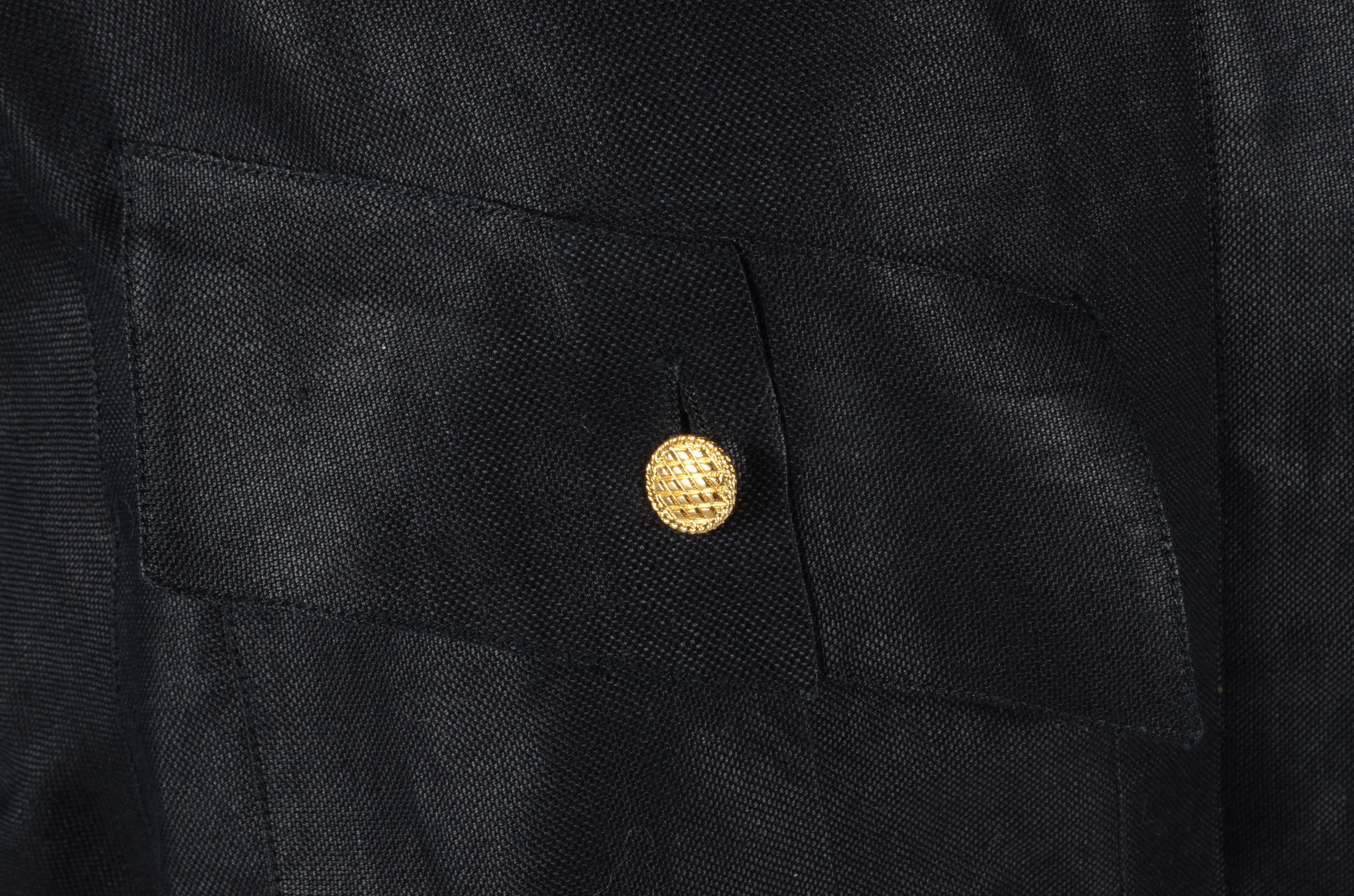 1990s Chanel Peplum Shirt