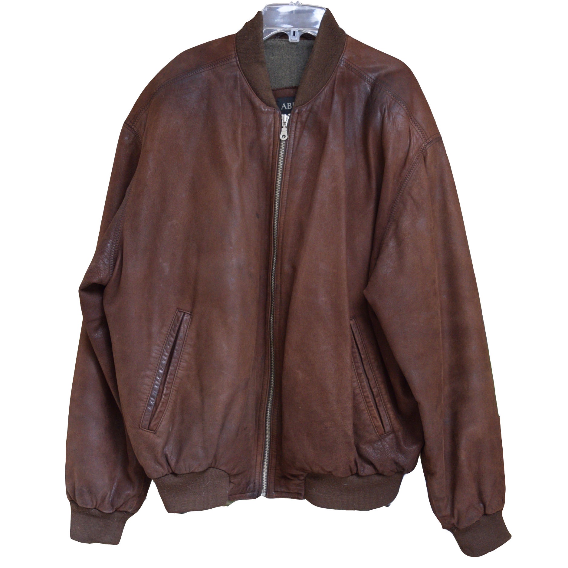 Abrams Brown Leather Jacket