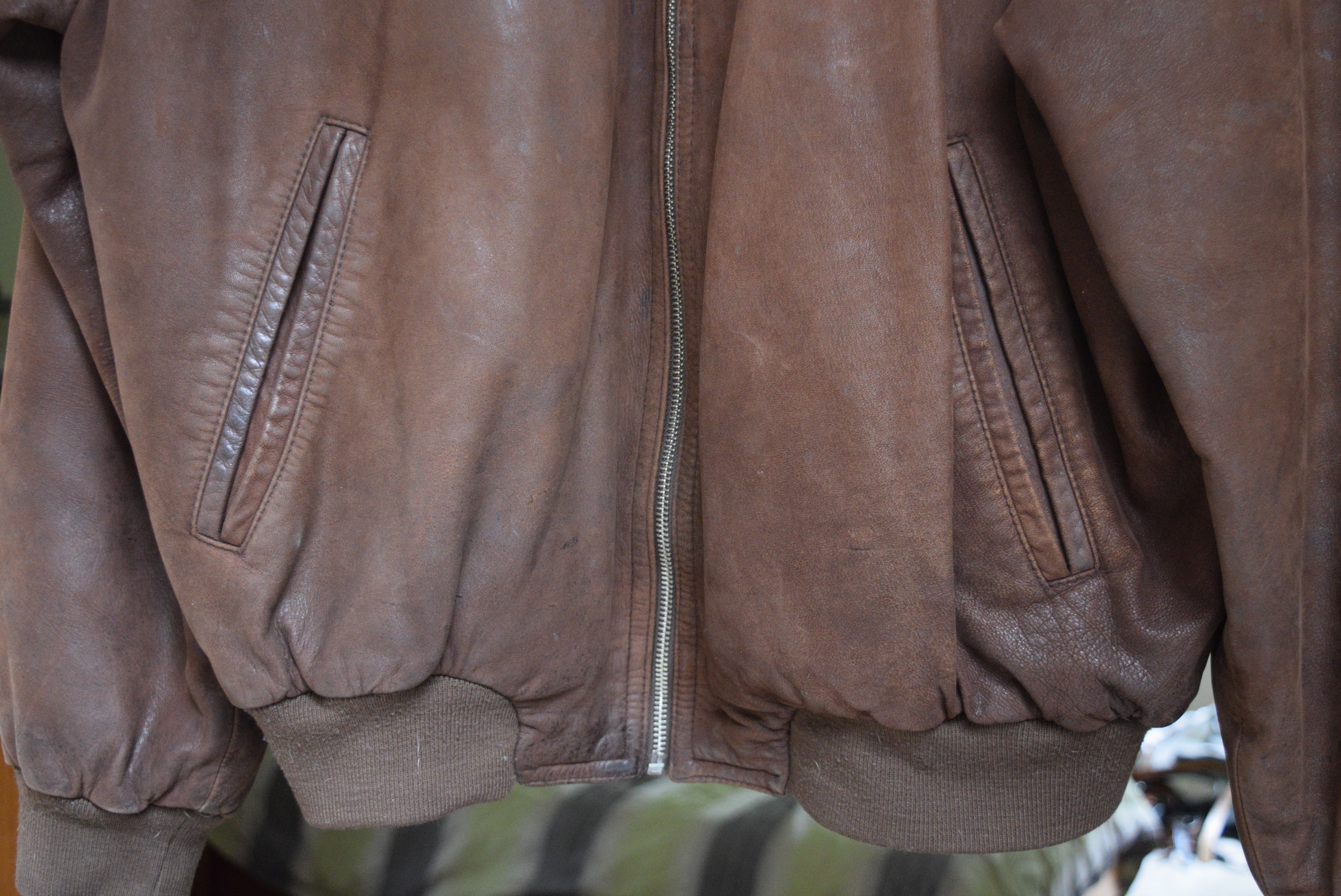 Abrams Brown Leather Jacket