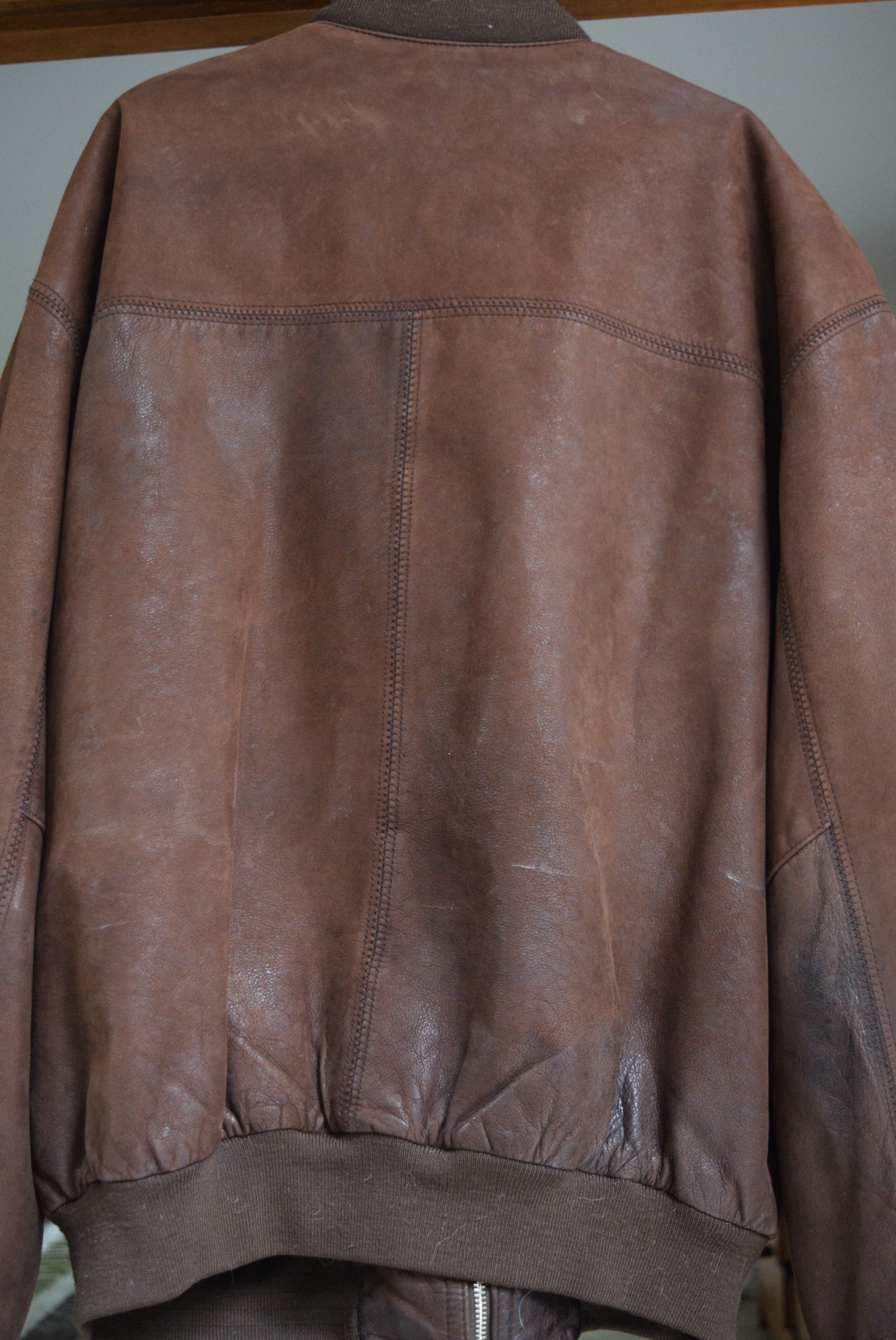 Abrams Brown Leather Jacket