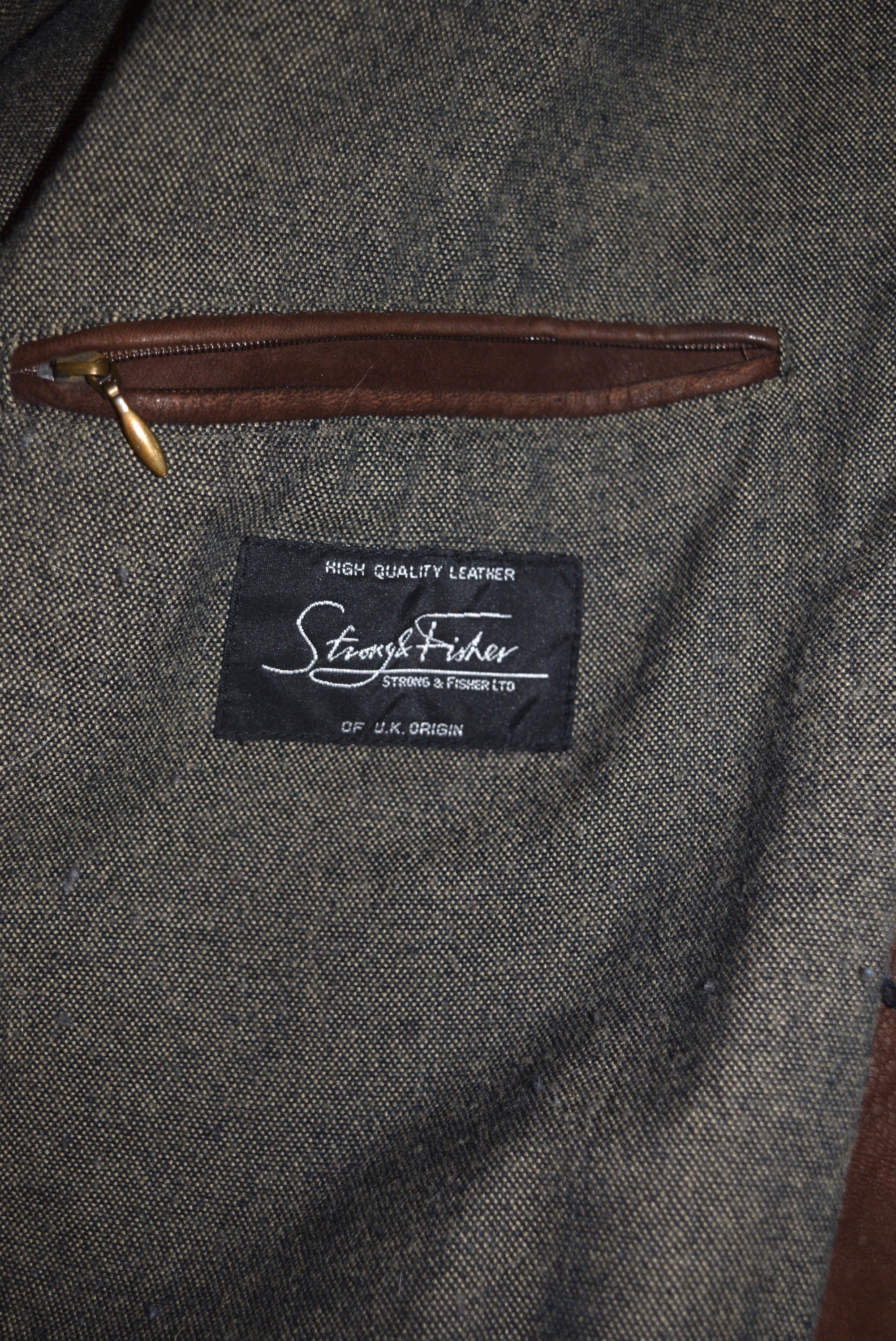 Abrams Brown Leather Jacket