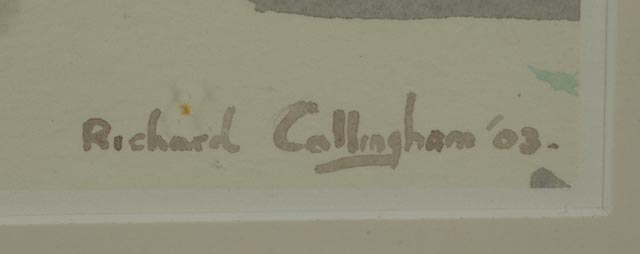 Richard Callingham Watercolor of Atlantis Paradise Island Resort