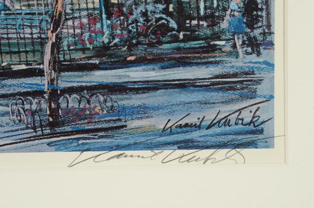 Kamil Kubik Signed Artist's Proof Offset Lithograph