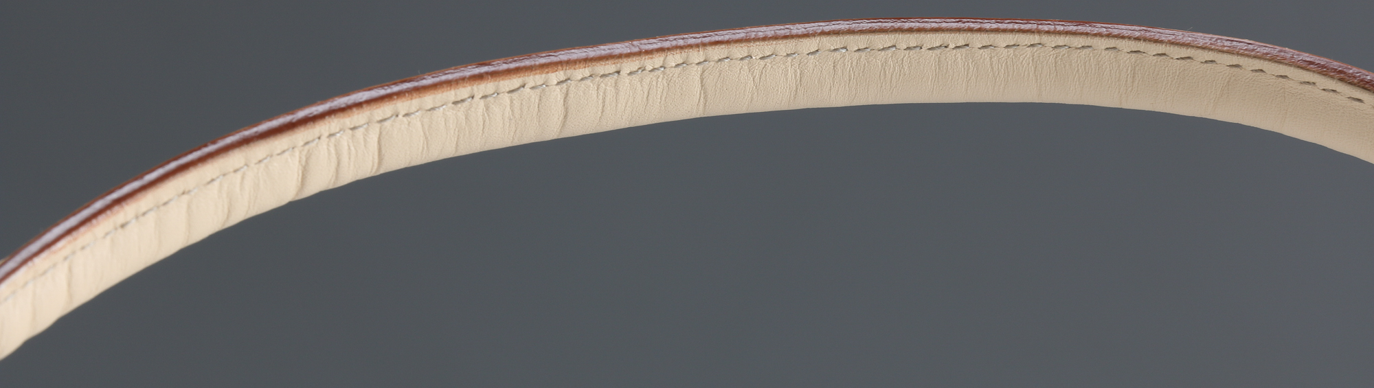 Salvatore Ferragamo Almond Leather Gancini Logo Baguette Bag