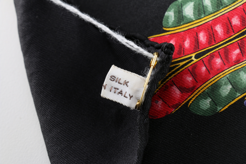 Bottega Veneta Jewelry Print Silk Scarf