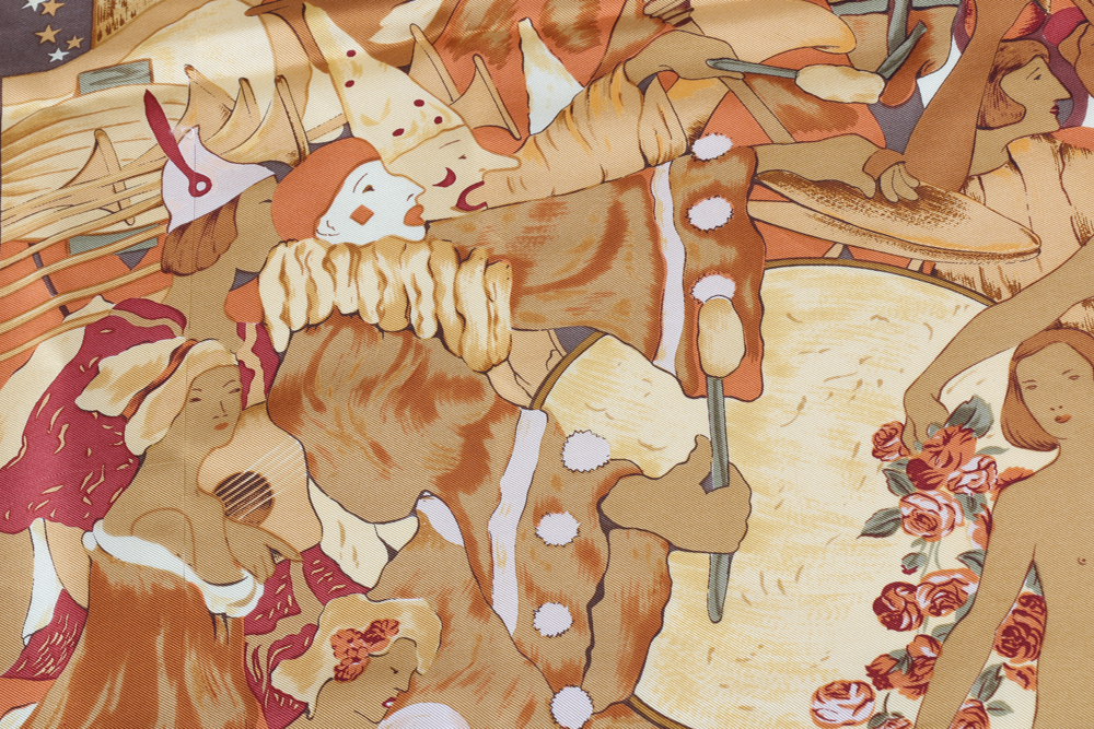 Vintage Gucci for Lyric Opera of Chicago Silk Scarf