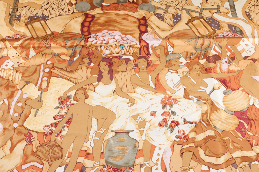 Vintage Gucci for Lyric Opera of Chicago Silk Scarf