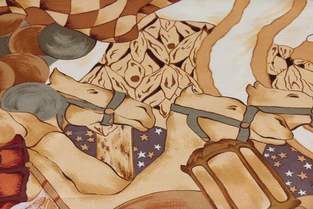 Vintage Gucci for Lyric Opera of Chicago Silk Scarf