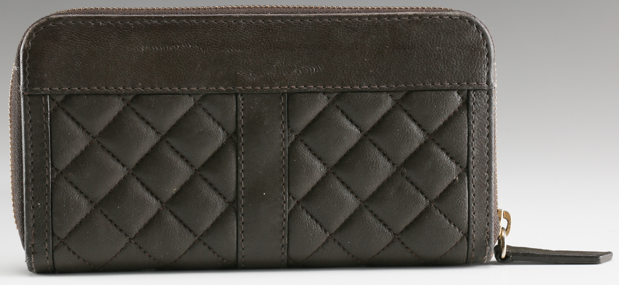 Burberry Brown Quilted Leather Wallet