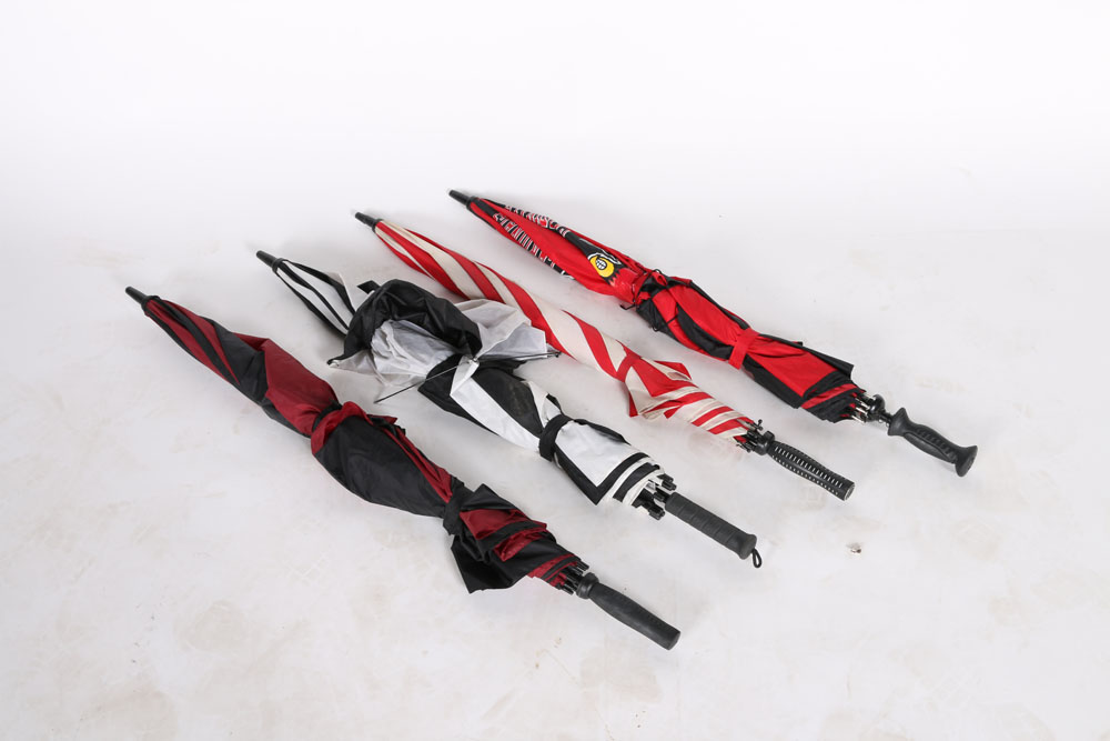 Mizuno Golf Bag with Umbrellas and Nike Air "Verdana Last" Golf Shoes