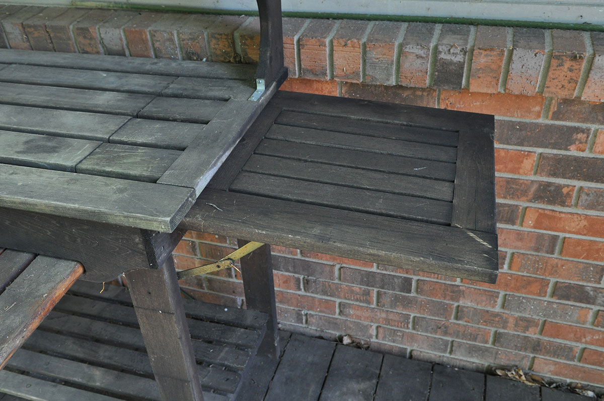 Wooden Garden Potting Cart