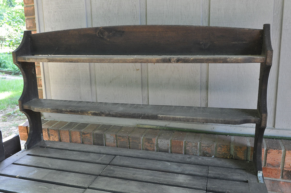 Wooden Garden Potting Cart