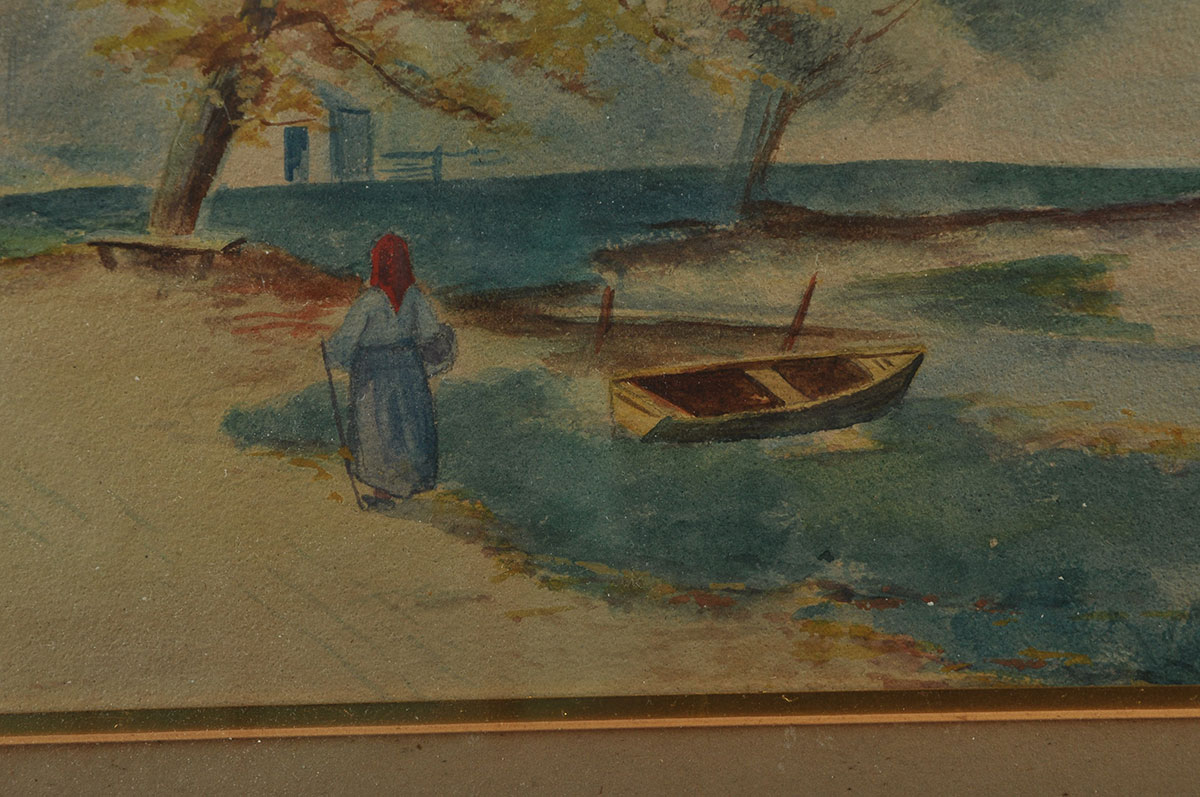 Original Watercolor Landscape by C.H. Compton