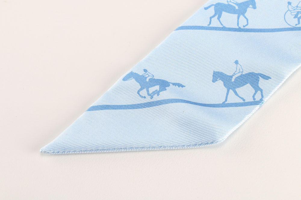 Hermès  "Twilly" Silk Scarf