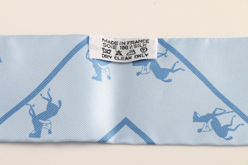 Hermès  "Twilly" Silk Scarf