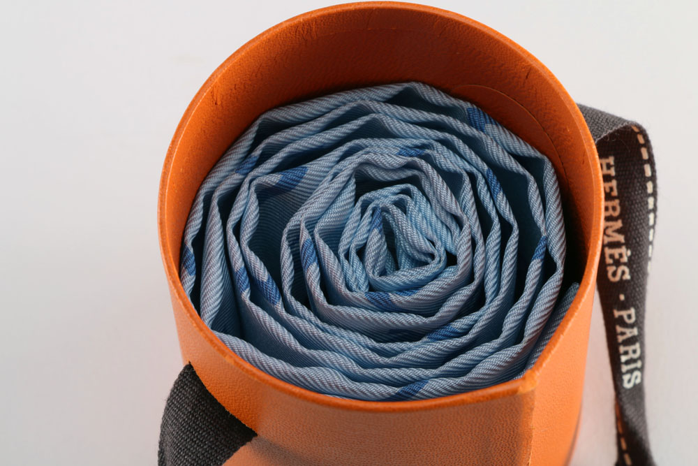 Hermès  "Twilly" Silk Scarf