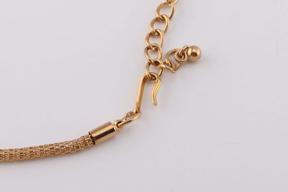 Gold Toned Butterfly Necklace