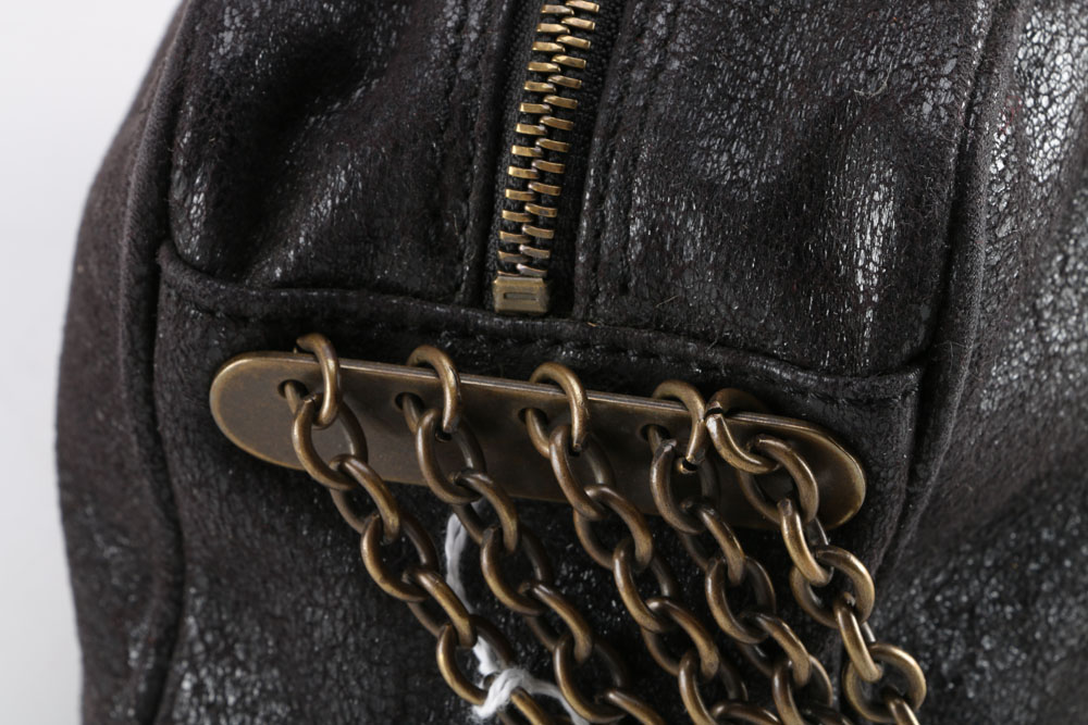 Stella McCartney Printed Black Vegan Leather Bag