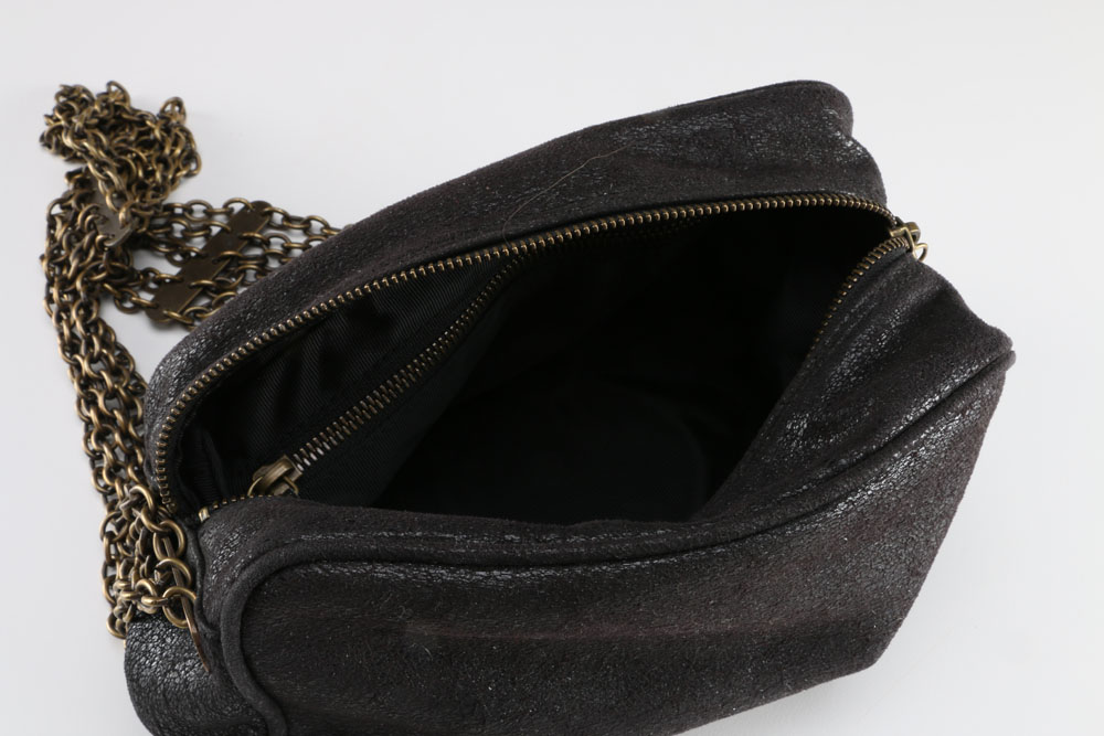 Stella McCartney Printed Black Vegan Leather Bag