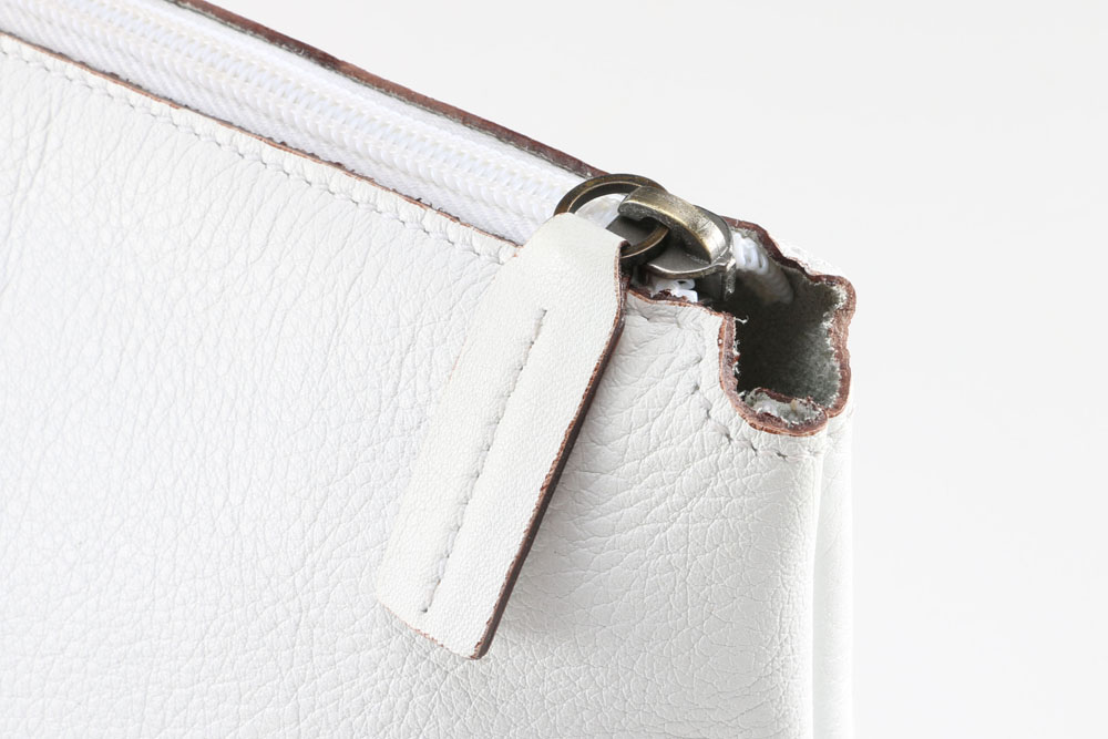 Max Mara White Leather Handbag