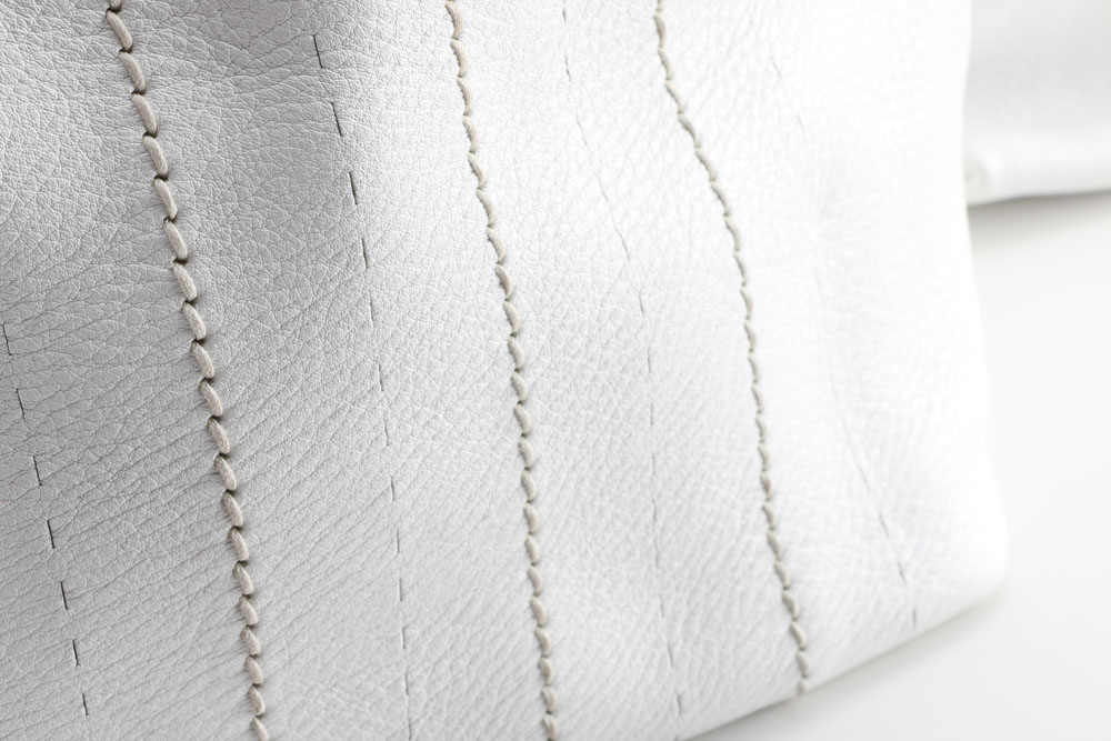 Max Mara White Leather Handbag