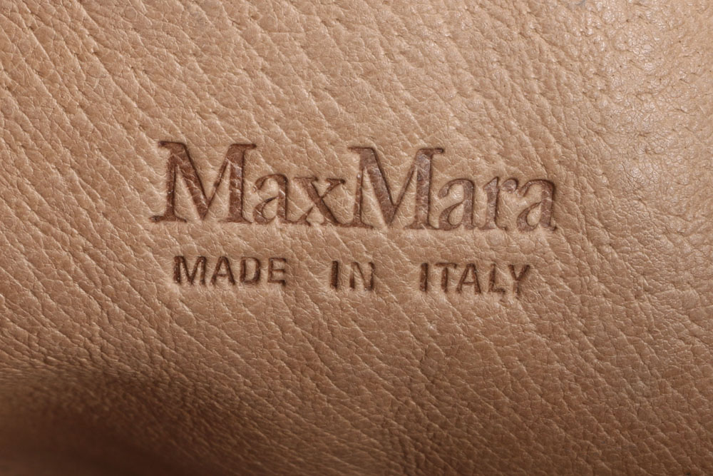 Max Mara White Leather Handbag