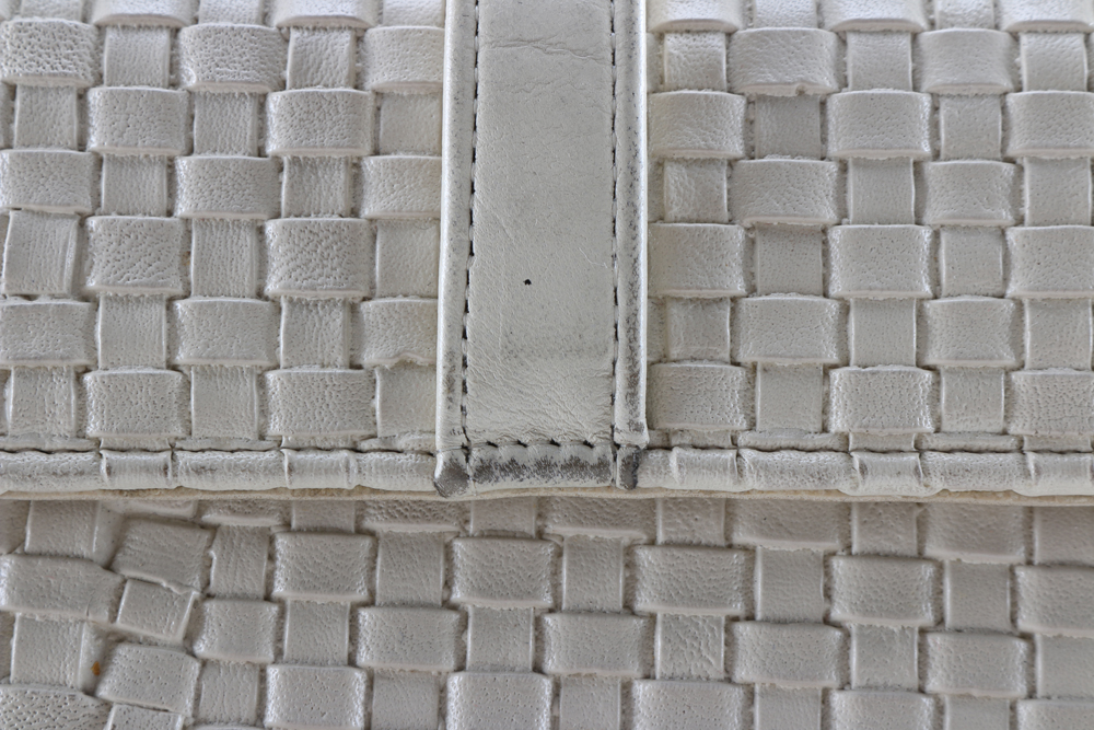 Vintage Lederer de Paris Woven Leather Shoulder Bag