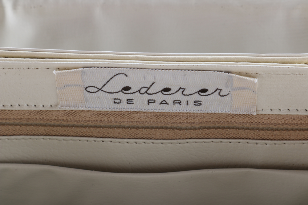 Vintage Lederer de Paris Woven Leather Shoulder Bag