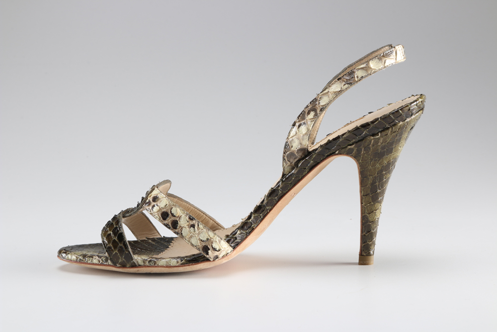 Oscar De La Renta Python Heels
