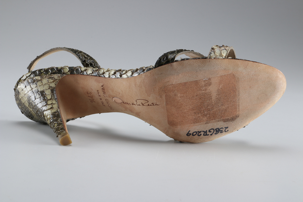 Oscar De La Renta Python Heels