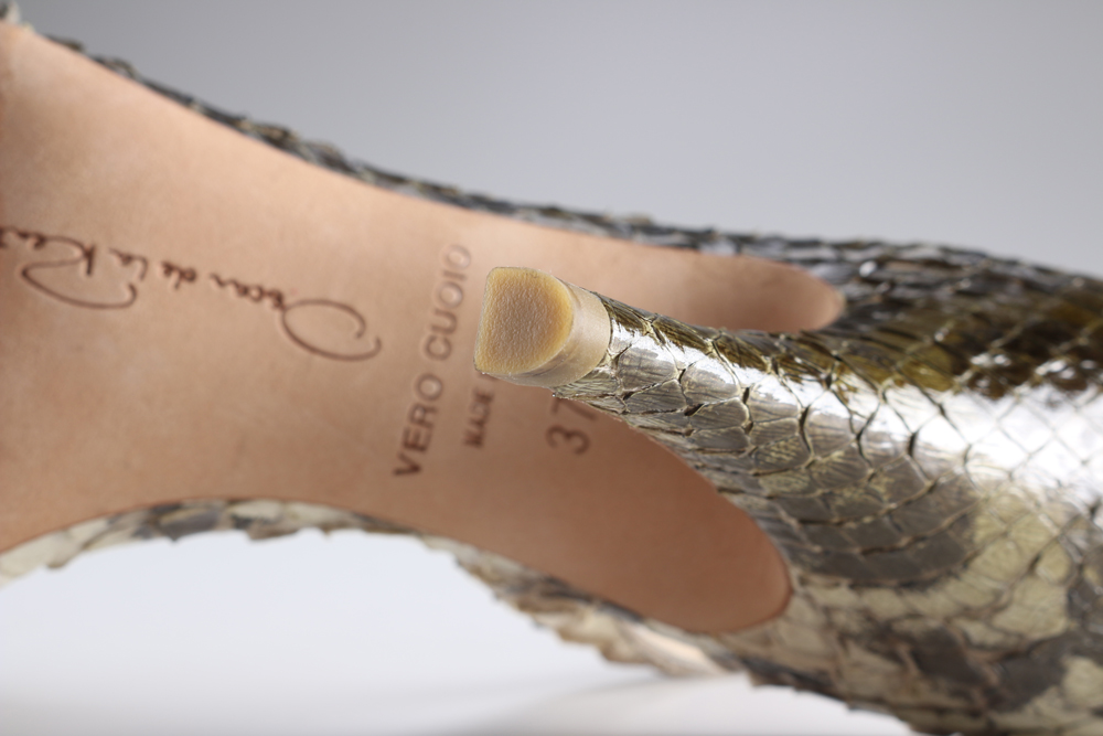 Oscar De La Renta Python Heels