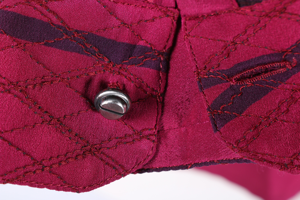 Vintage Gianni Versace Abstract Printed Silk Blouse