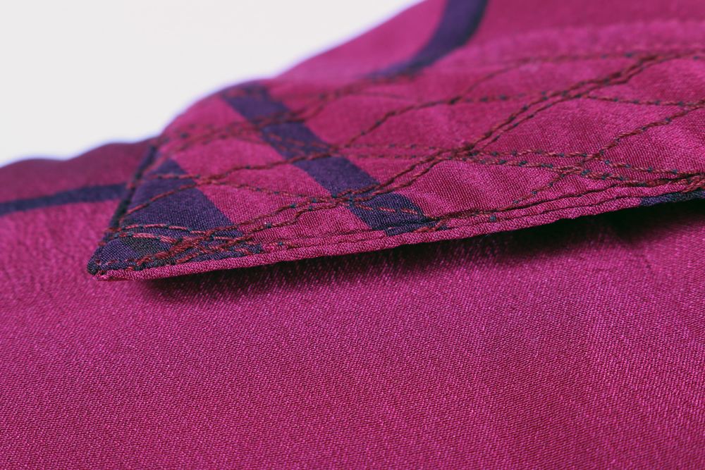 Vintage Gianni Versace Abstract Printed Silk Blouse