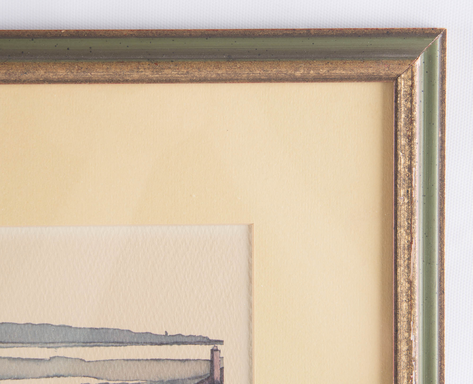 B.M. Jackson Signed "Menemsha View" Print After Watercolor