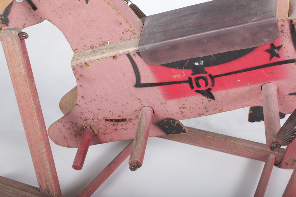 Vintage Wooden Decorative Bouncing Rocking Horse