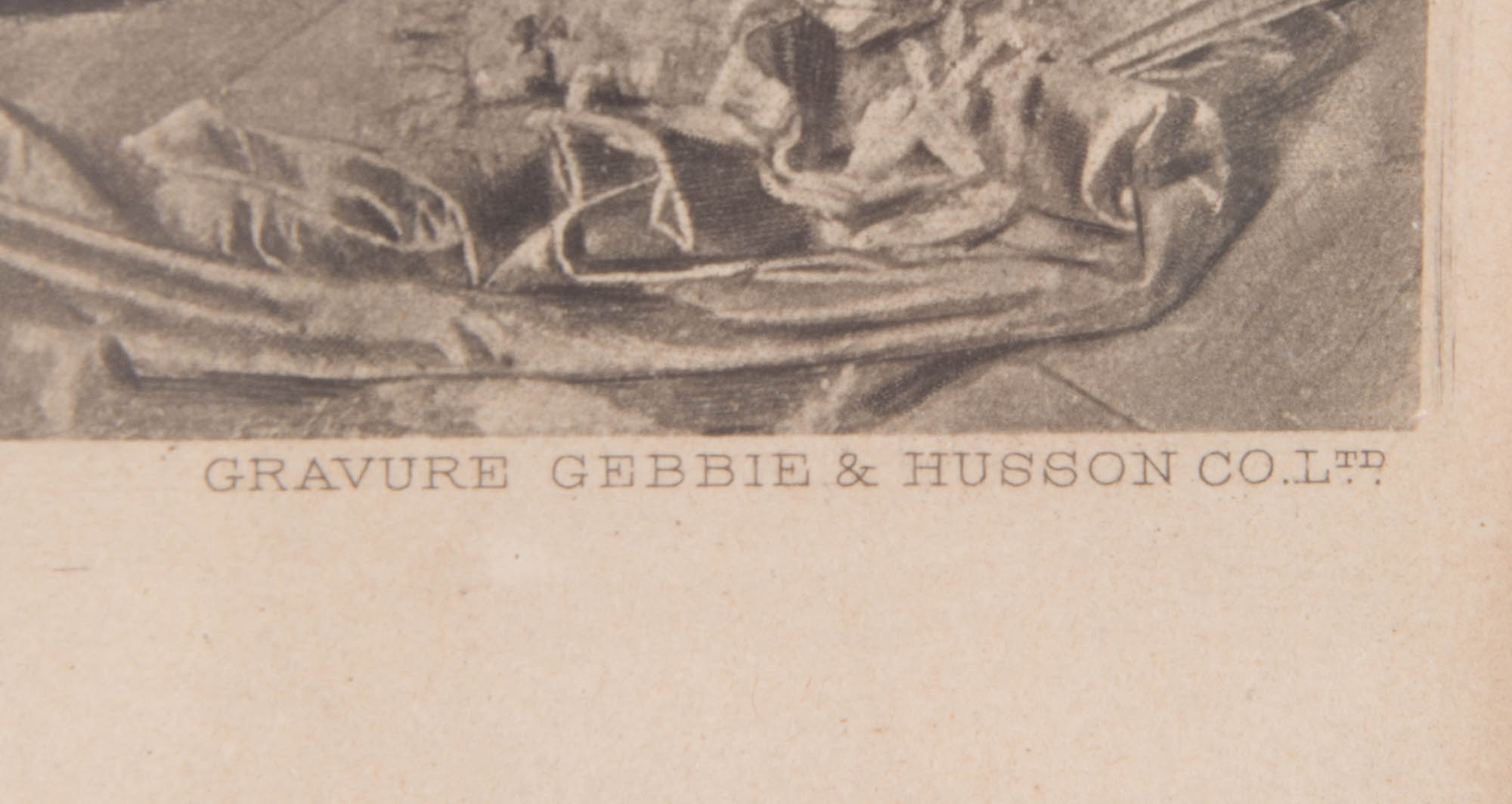 Toby E. Rosenthal "The Dancing Lesson of Our Grandmothers" Antique Photogravure