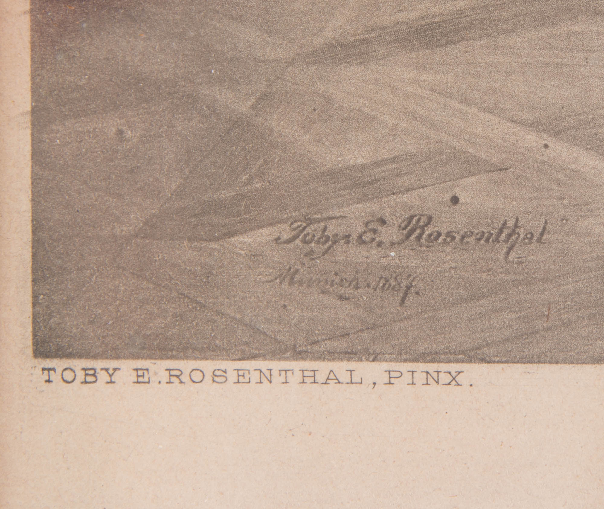 Toby E. Rosenthal "The Dancing Lesson of Our Grandmothers" Antique Photogravure