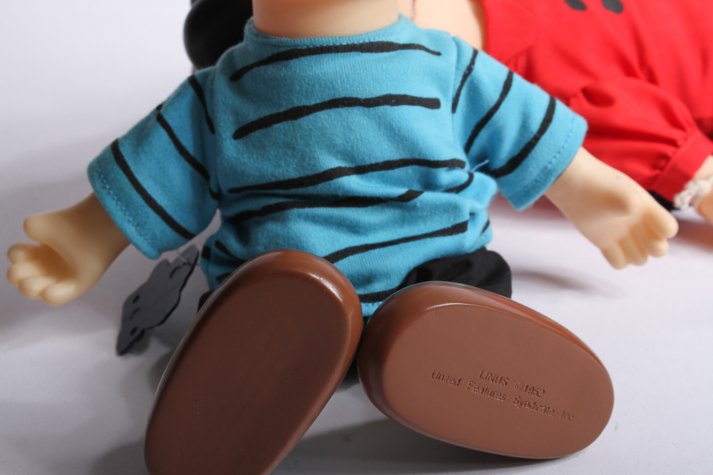 Vintage Peanuts Characters Linus, Lucy, and Peppermint Patty