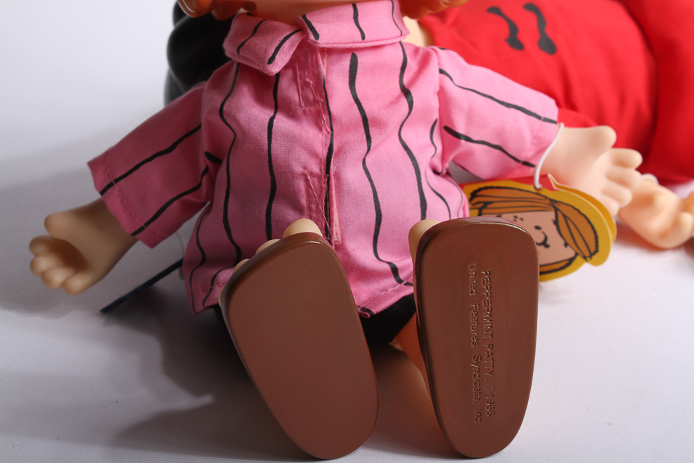 Vintage Peanuts Characters Linus, Lucy, and Peppermint Patty