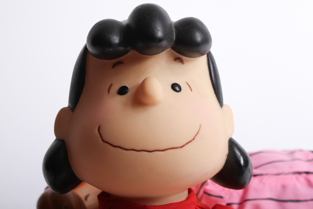 Vintage Peanuts Characters Linus, Lucy, and Peppermint Patty