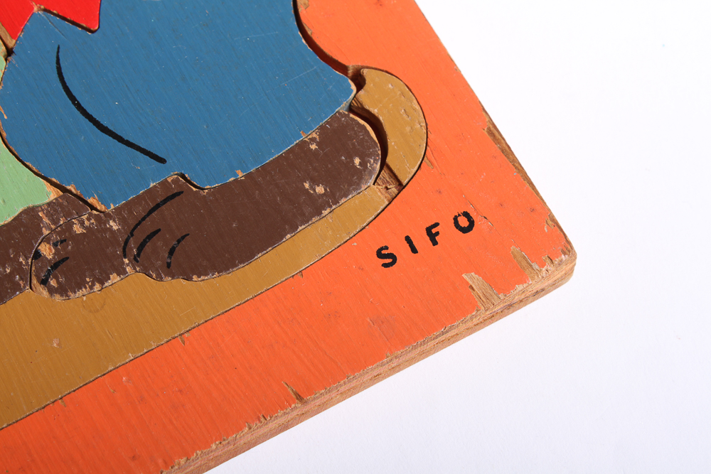 Collection of Vintage Children's Books and Puzzles