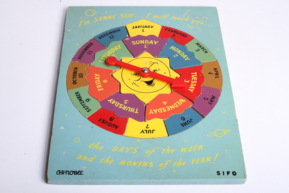 Collection of Vintage Children's Books and Puzzles