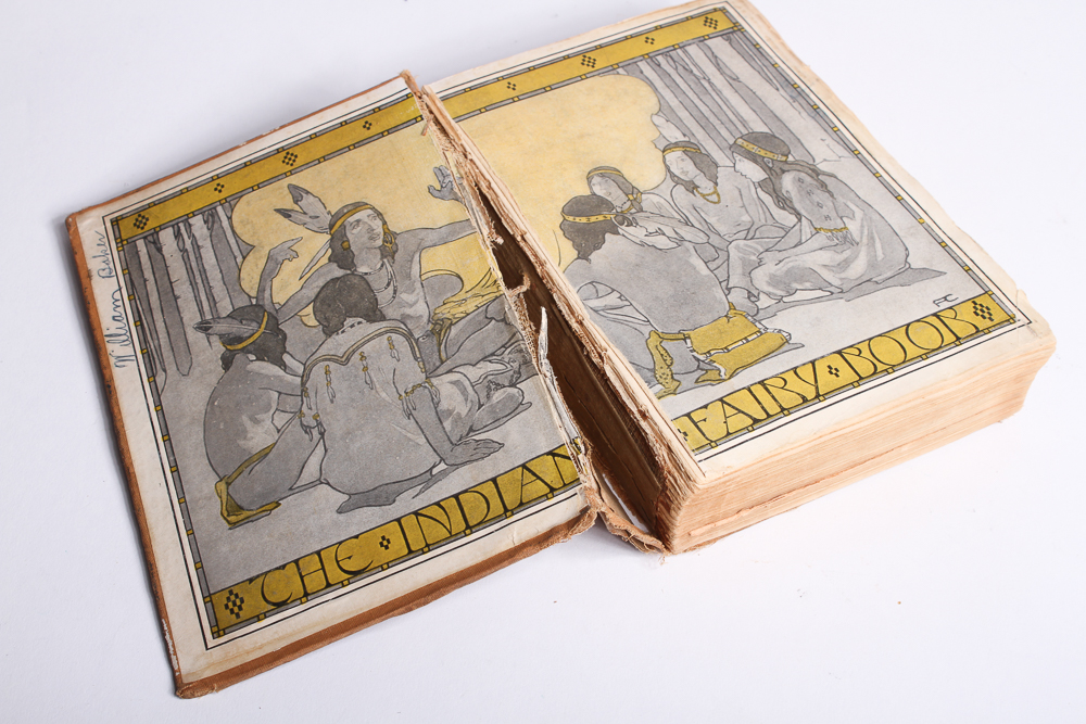 Collection of Vintage Children's Books and Puzzles