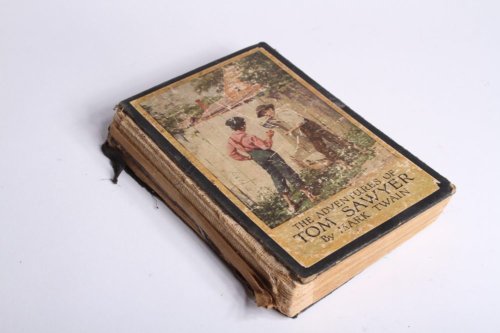 Collection of Vintage Children's Books and Puzzles