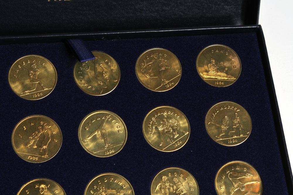 1984 Los Angeles Olympics Transit Token Set