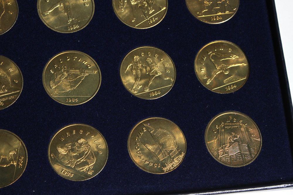 1984 Los Angeles Olympics Transit Token Set