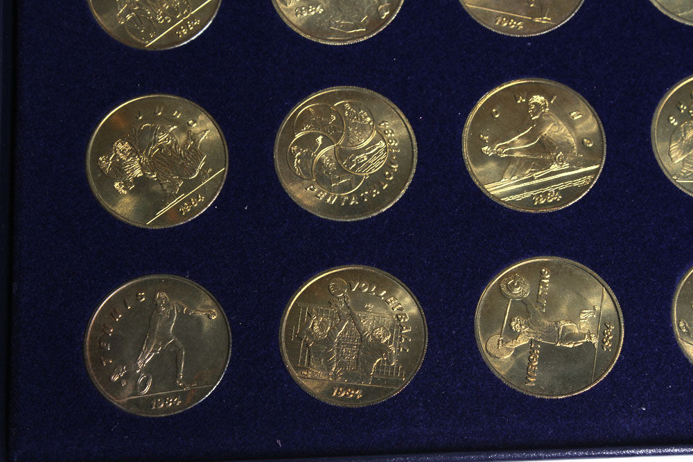1984 Los Angeles Olympics Transit Token Set