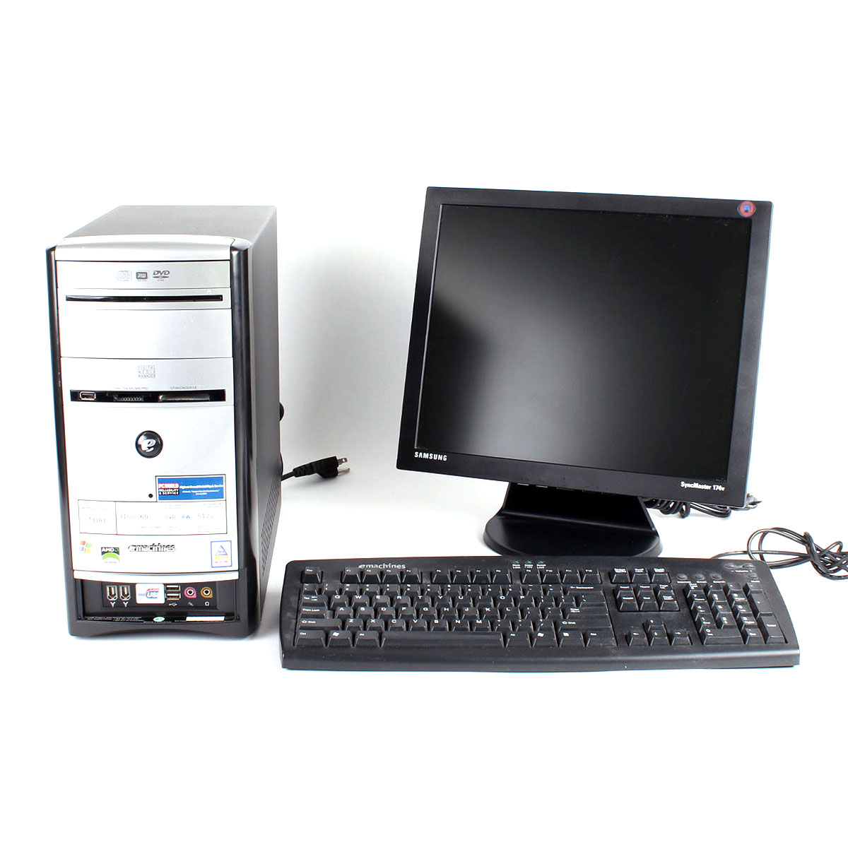 E-Machines Desktop Computer with Samsung Monitor