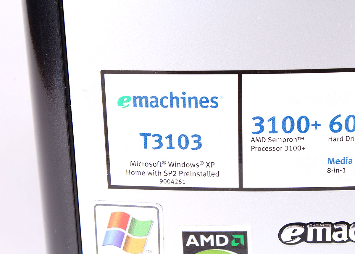 E-Machines Desktop Computer with Samsung Monitor