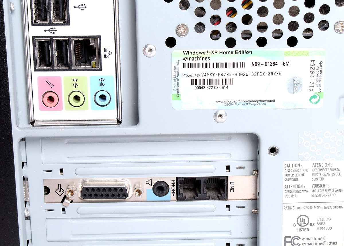 E-Machines Desktop Computer with Samsung Monitor